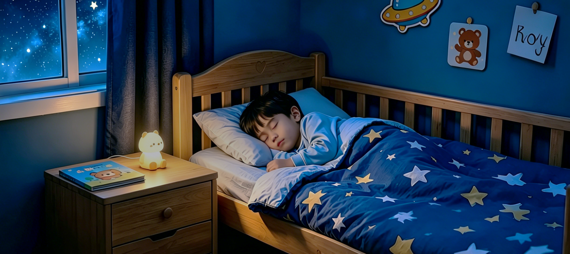 夜里那盏小夜灯，可能正在“拉长”孩子的眼轴